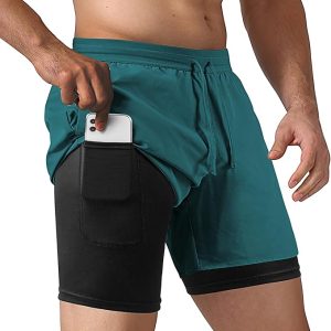 NIMOJIRO Men's 2 in 1 Shorts